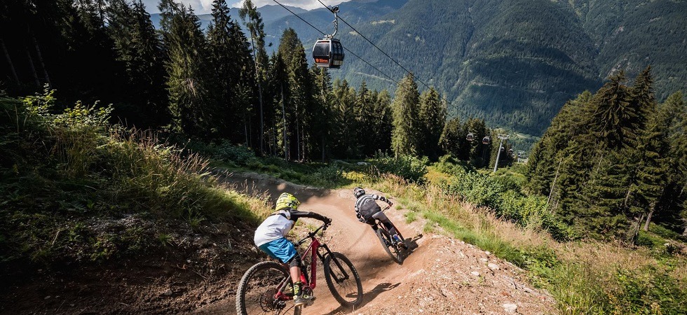 Il bike park di Commezzadura (Foto Giacomo Podetti) Il bike park di Commezzadura (Foto Giacomo Podetti)